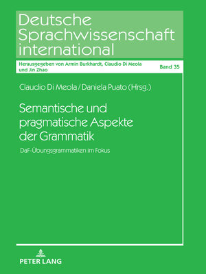 cover image of Semantische und pragmatische Aspekte der Grammatik